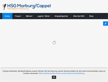 Tablet Screenshot of hsg-marburg.de